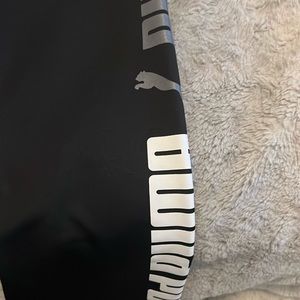 Black Puma leggings. Size small